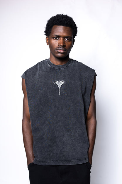 PALMIS SLEEVELESS T-Shirt | ZaKulture