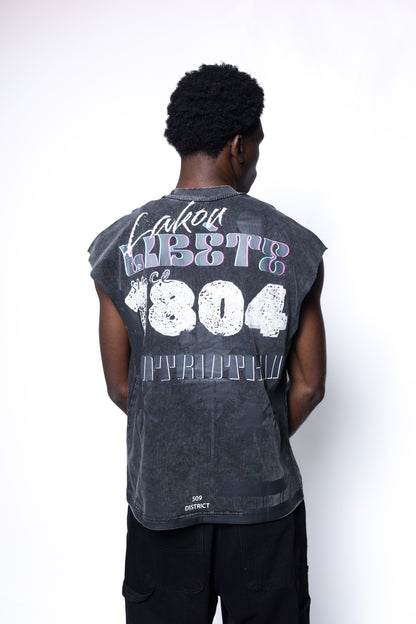 PALMIS SLEEVELESS T-Shirt | ZaKulture