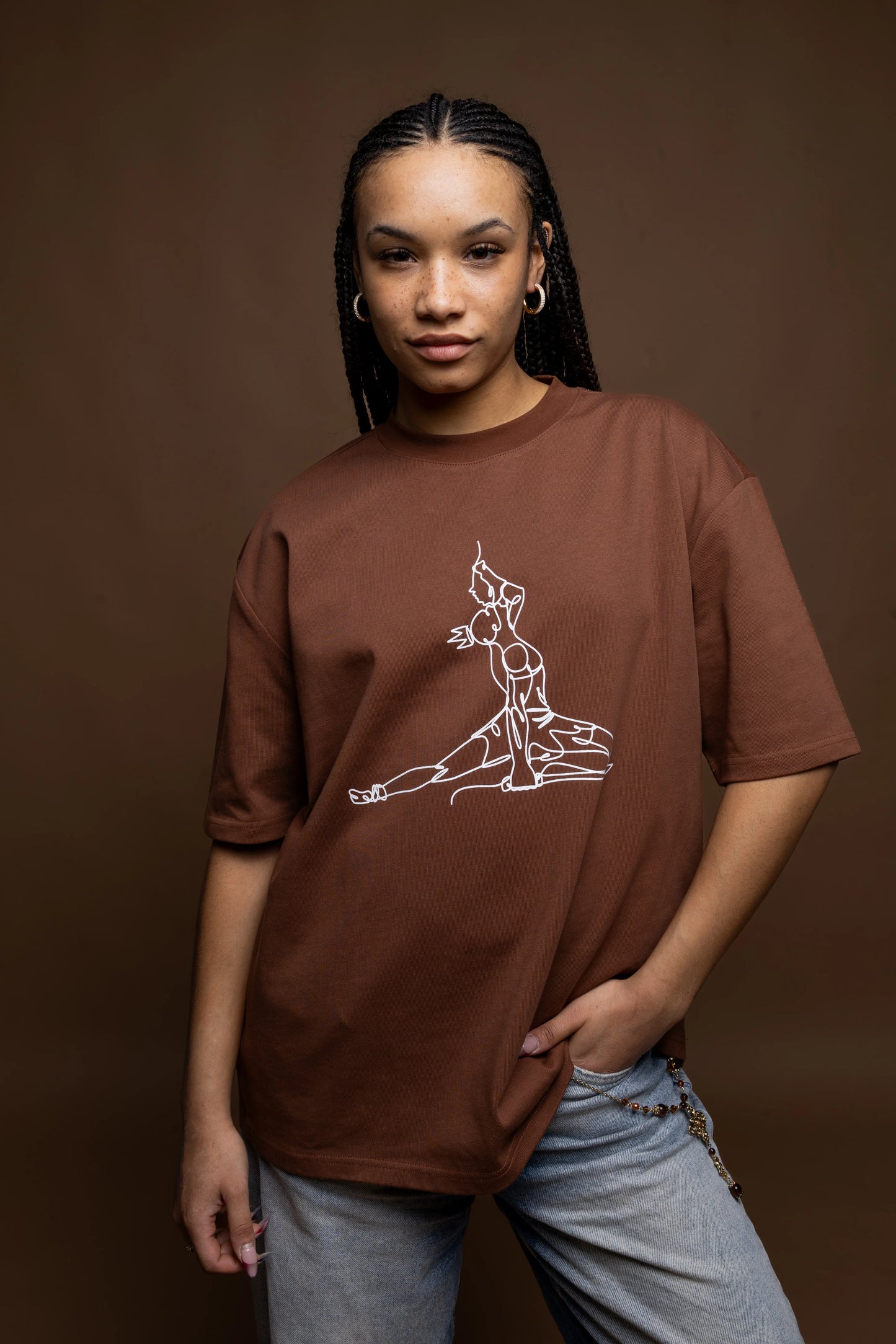 L'INCONNU Oversized T-Shirt | Zakulture