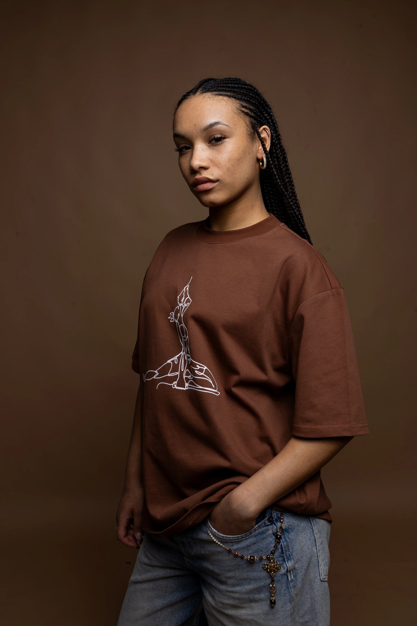L'INCONNU Oversized T-Shirt | Zakulture